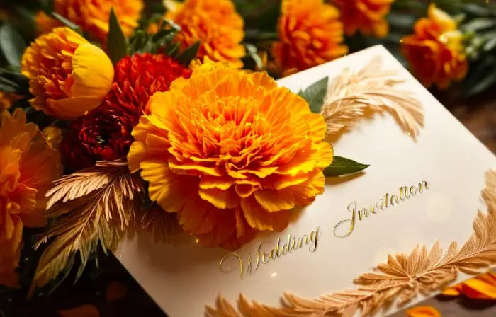 Innovative 3D Floral Wedding Invitation Slideshow